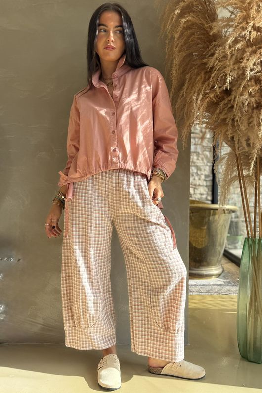 Paloma French Tuck Shirt Soft Terracotta